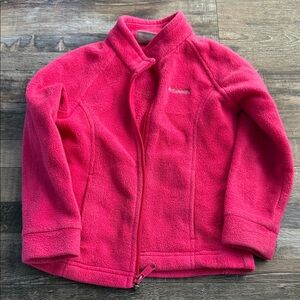 Columbia Bright Pink Kids' Fleece Jacket